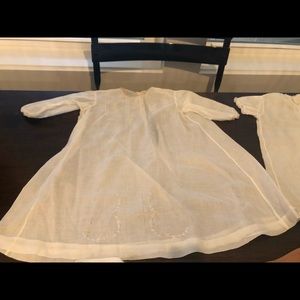 Lot of 5 Vintage 1950s baby clothes VGC Baby gown